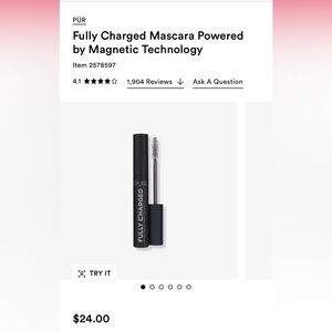 PÜR
Fully Charged Mascara Powered by Magnetic Technology